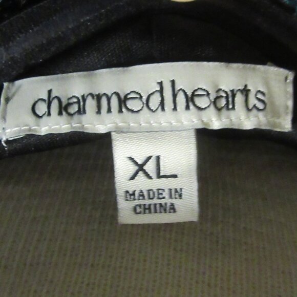 NWT Strapless Iridescent Sequin Charmed Hearts Body-Con Dress XL - Picture 9 of 15